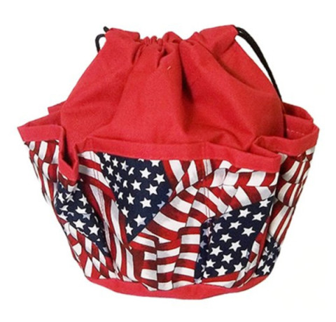 Patriotic Flag in Red - Patriotic Themed Bingo Bags